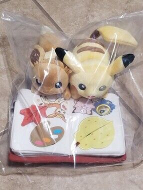 Pokemon Center Pikachu And Eevee Discovery Days Plush